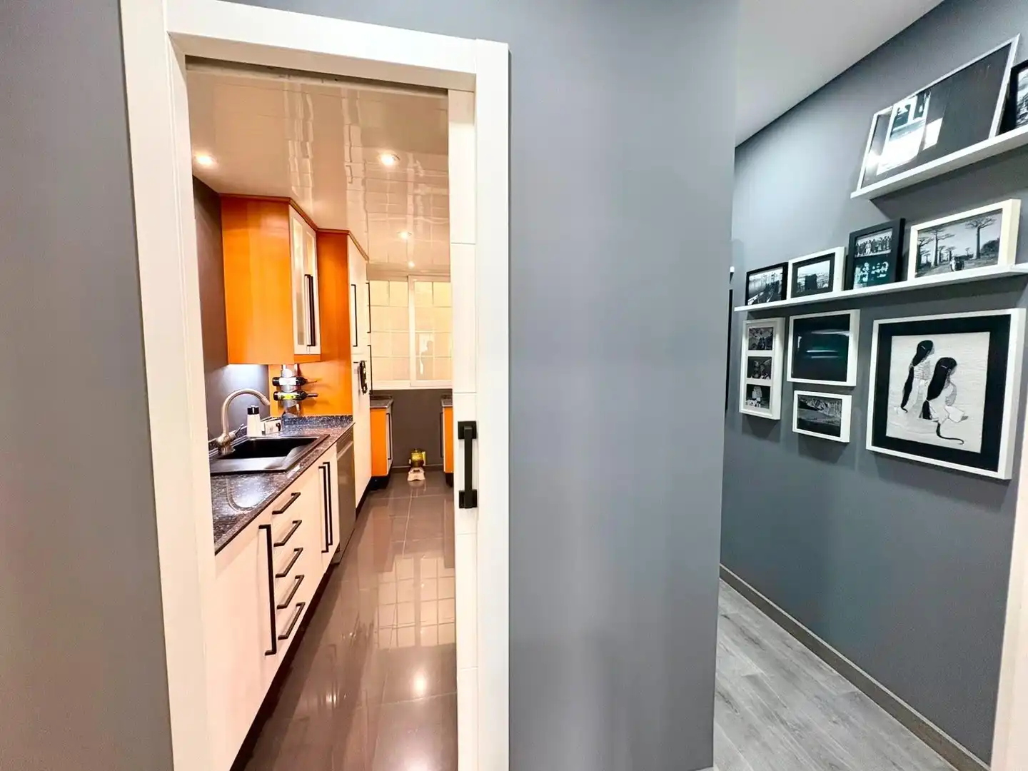 Cocina de Piso en venta en Barcelona con Aire acondicionado, Parquet y Balcón