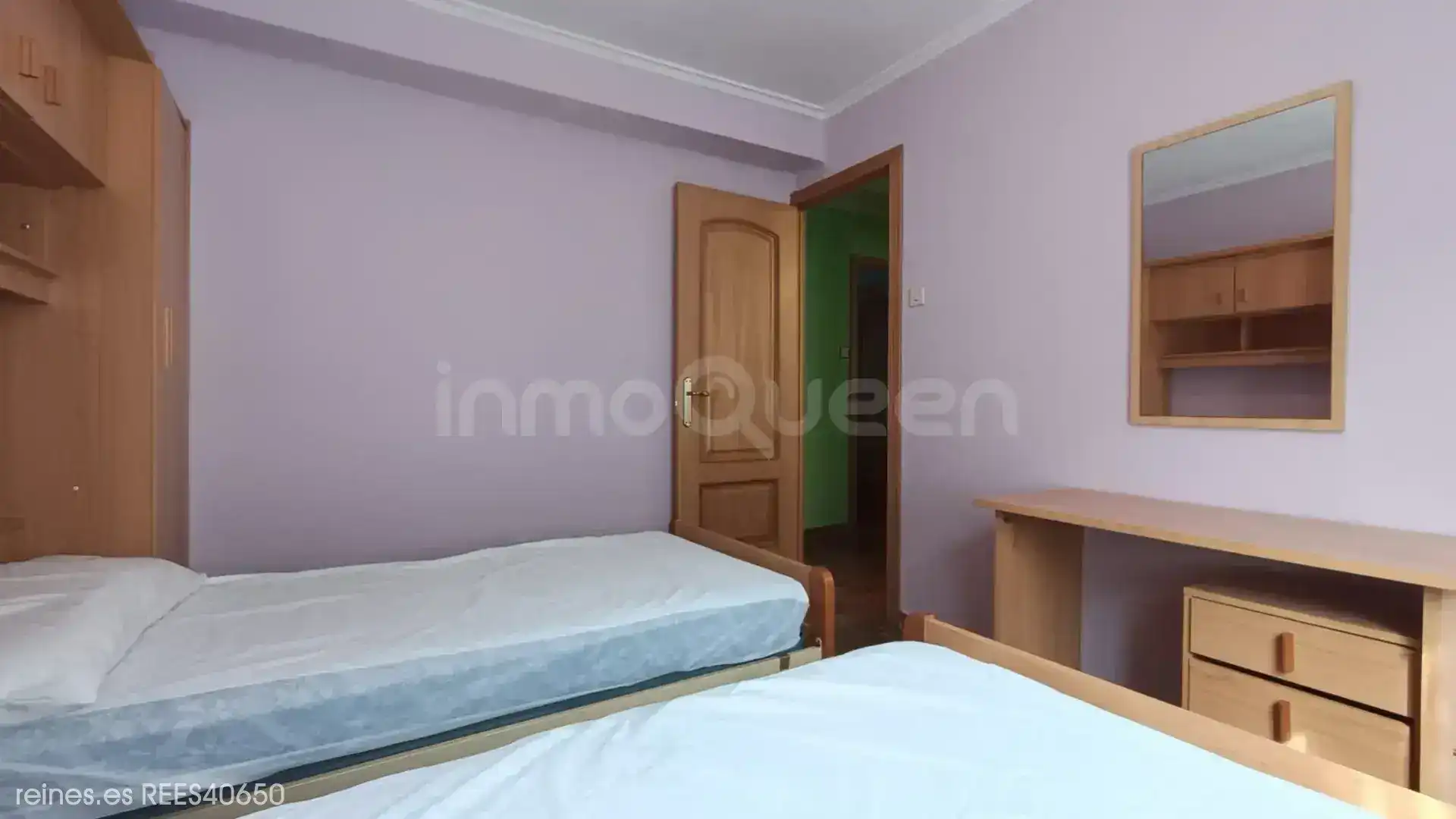 Schlafzimmer von Wohnung zur Miete in Oviedo  mit Möbliert