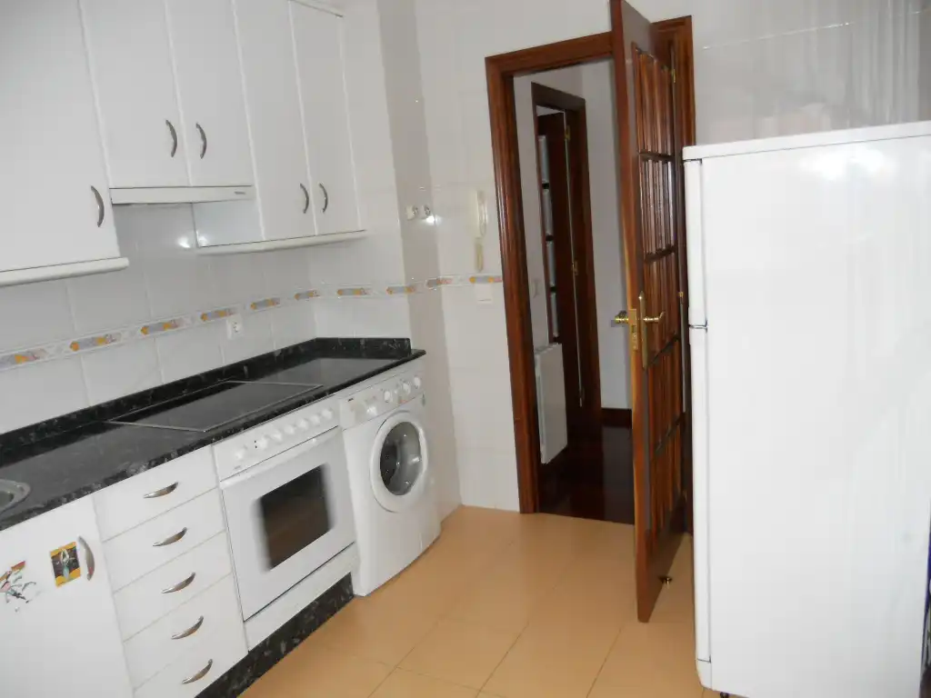 Cocina de Piso de alquiler en Santiago de Compostela  con Calefacción, Trastero y Horno