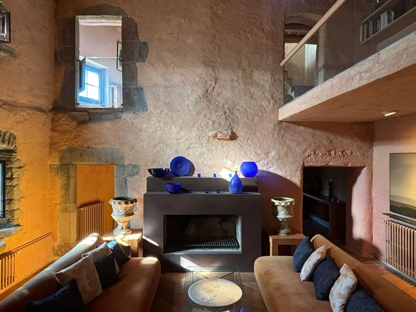 Sala de estar de Finca rústica en venta en Madremanya con Calefacción, Terraza y Trastero
