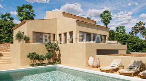 Villa mediterránea con vistas al valle en venta en Jávea