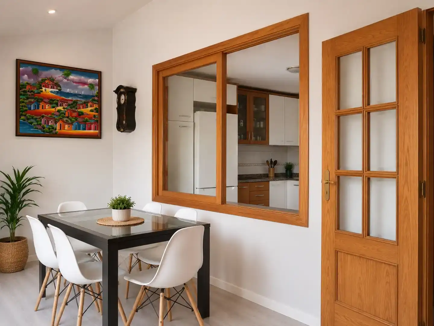 Esszimmer von Wohnung zum Verkauf in Ainzón mit Klimaanlage, Parkett und Abstellraum