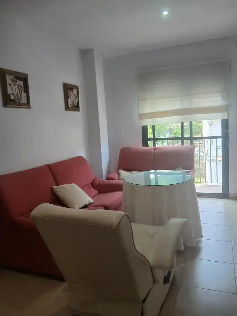 Sala d'estar de Pis en venda en Gata amb Jardí privat, Traster i Moblat