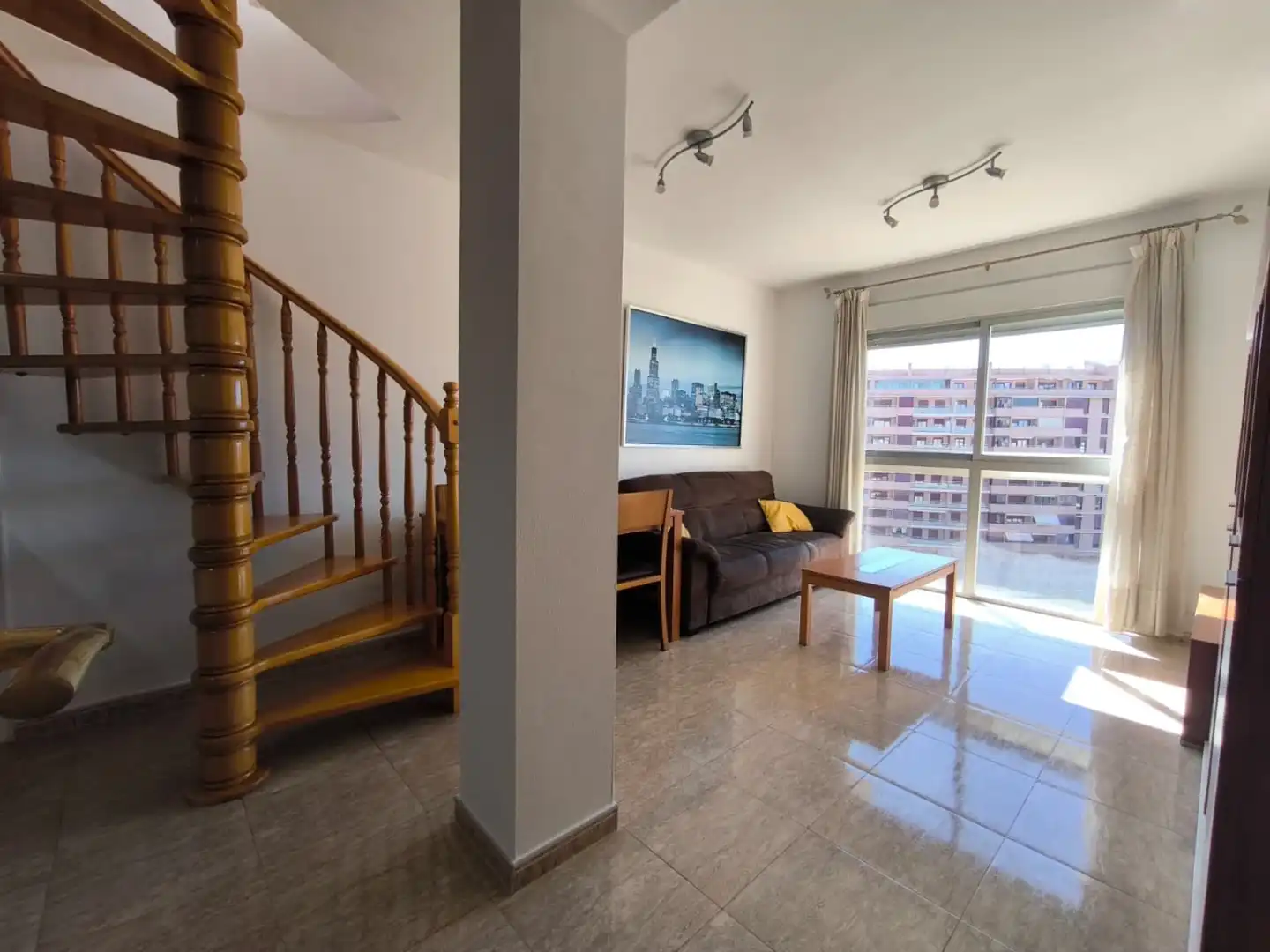 Sala d'estar de Àtic en venda en Murcia amb Aire condicionat, Calefacció i Terrassa