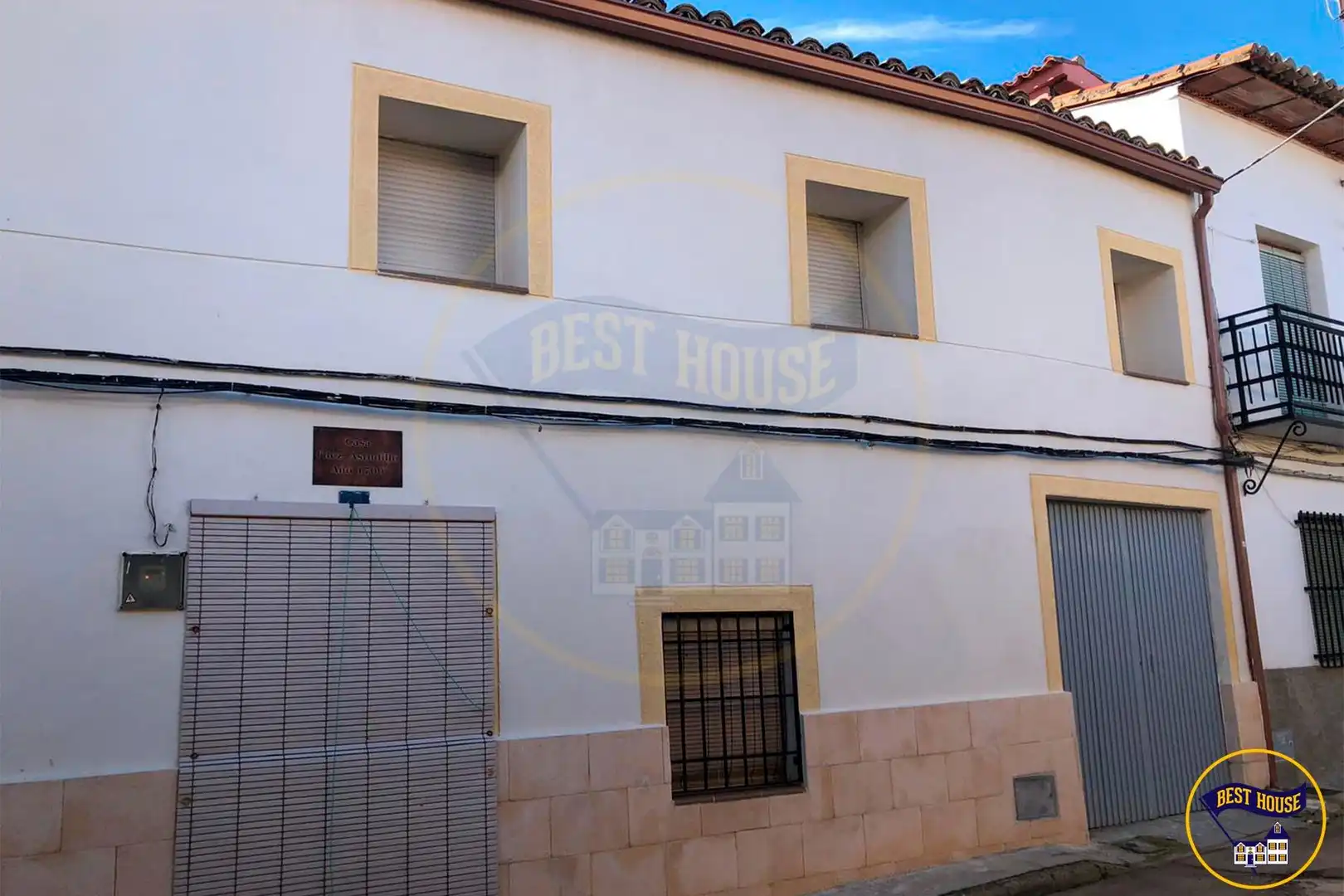 Vista exterior de Casa o xalet en venda en Castejón (Cuenca) amb Calefacció, Terrassa i Traster