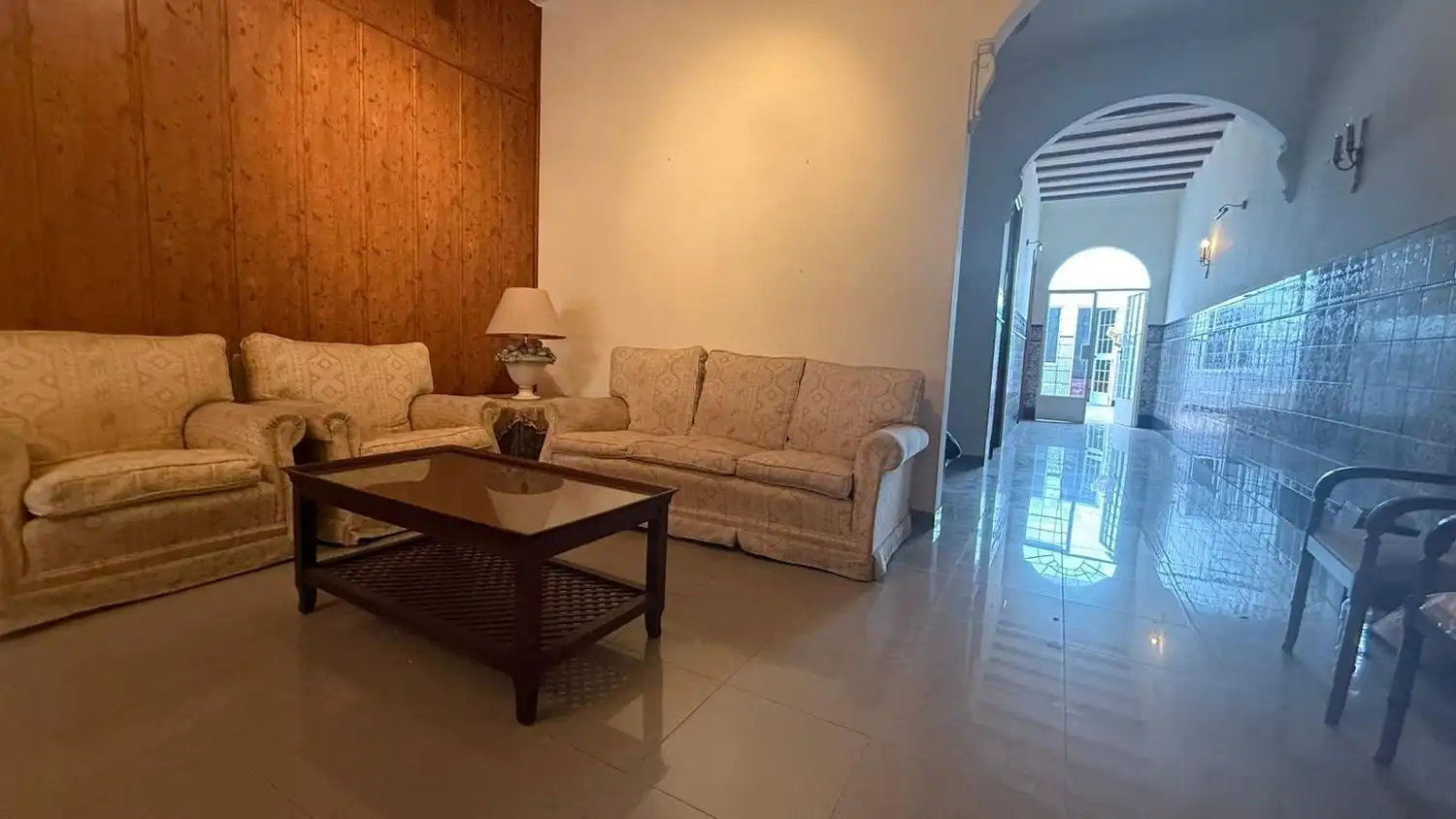Sala d'estar de Casa o xalet en venda en Almazora / Almassora amb Aire condicionat, Terrassa i Traster