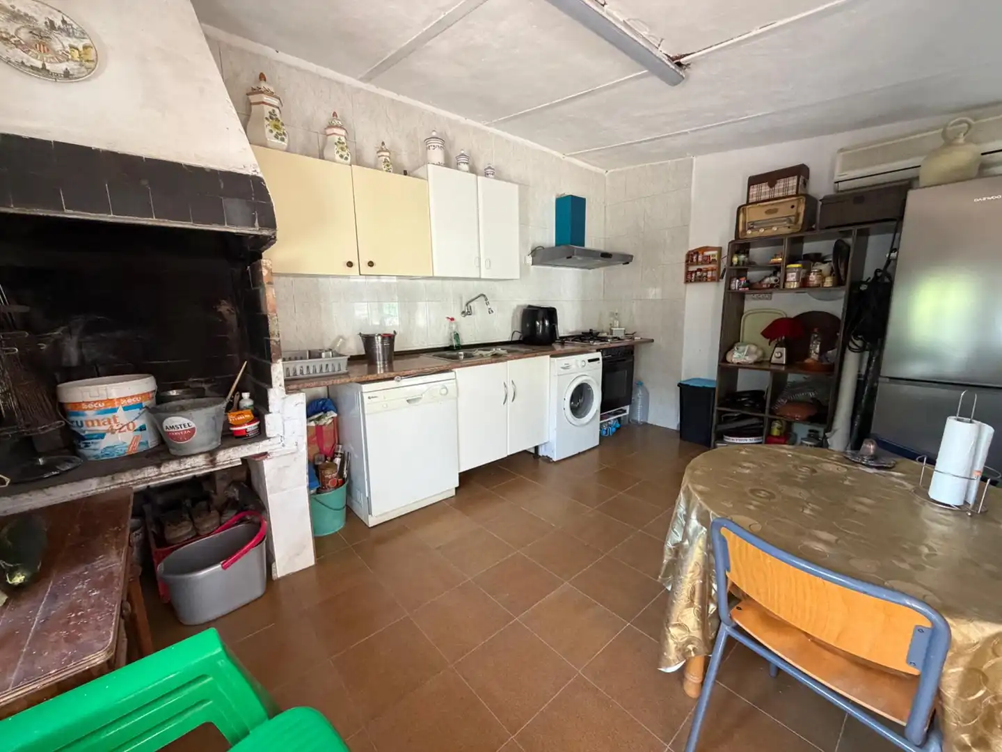 Küche von Haus oder Chalet zum Verkauf in Vilamarxant mit Klimaanlage, Terrasse und Abstellraum