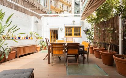 Terrace of Apartment for sale in  Barcelona Capital  with Parquet flooring, Terrace and Storage room