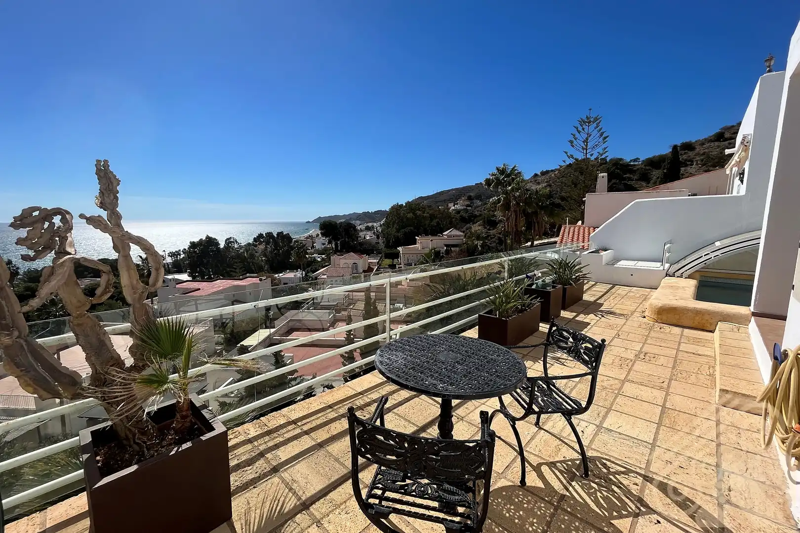 Terrace of Detached homes for sale in Mojácar  with Air Conditioner, Terrace and Swimming Pool