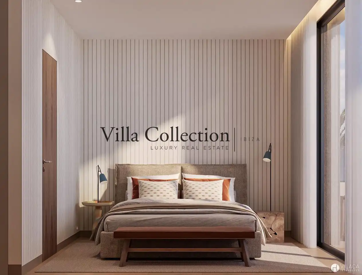 Bedroom of Houses for sale in Santa Eulària des Riu  with Air Conditioner, Heating and Terrace