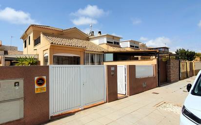 Exterior view of Single-family semi-detached for sale in Pilar de la Horadada  with Air Conditioner and Terrace