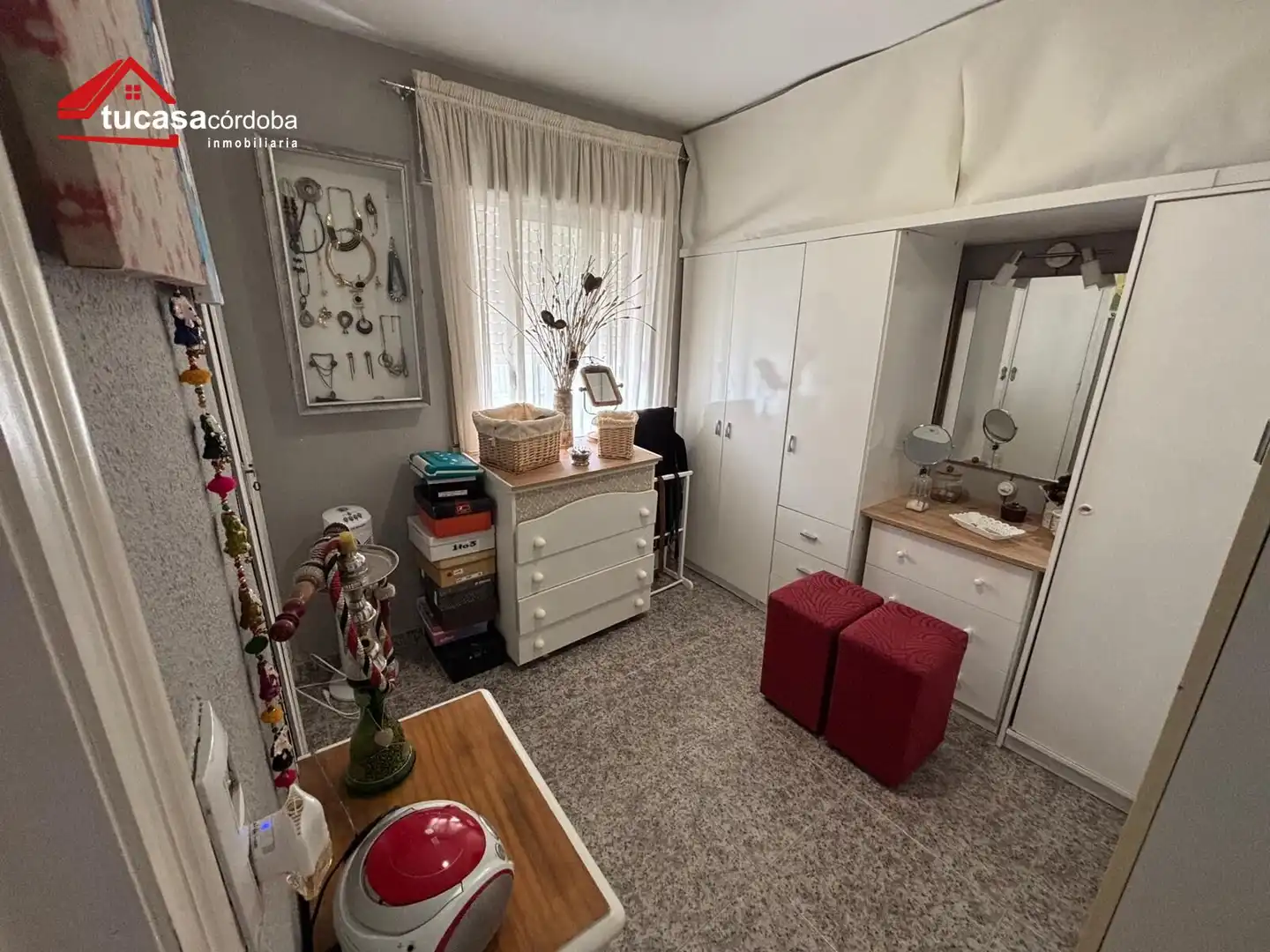 Bedroom of Flat for sale in Córdoba  with Air Conditioner and Terrace