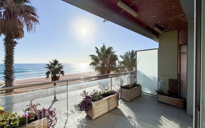 Terrace of Flat for sale in Badalona  with Air Conditioner, Heating and Private garden