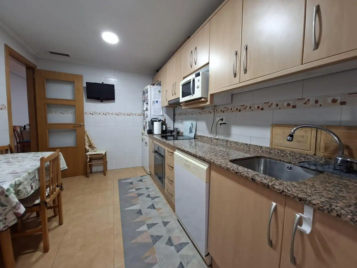 Cuina de Casa adosada en venda en San Javier amb Aire condicionat, Jardí privat i Terrassa