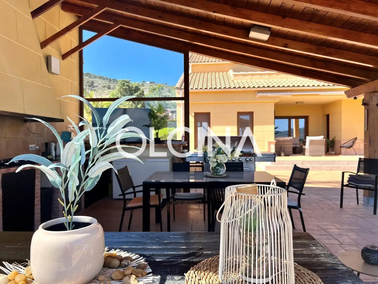 Terrasse von Haus oder Chalet zum Verkauf in Ibi mit Klimaanlage, Heizung und Privatgarten