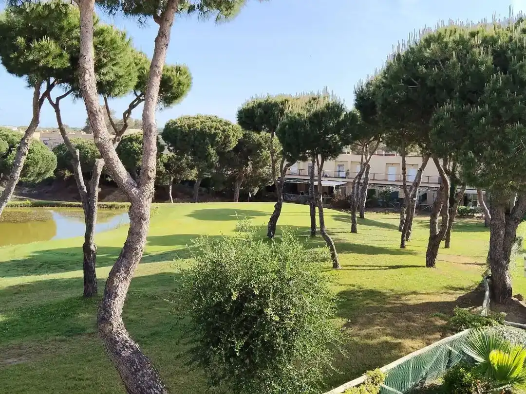 Vista exterior de Piso en venta en Islantilla con Aire acondicionado, Jardín privado y Piscina