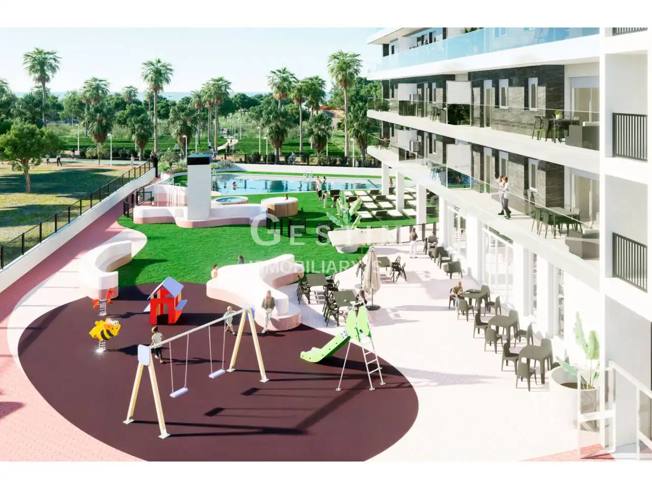 Terrasse von Wohnung zum Verkauf in Cabanes mit Klimaanlage, Heizung und Terrasse