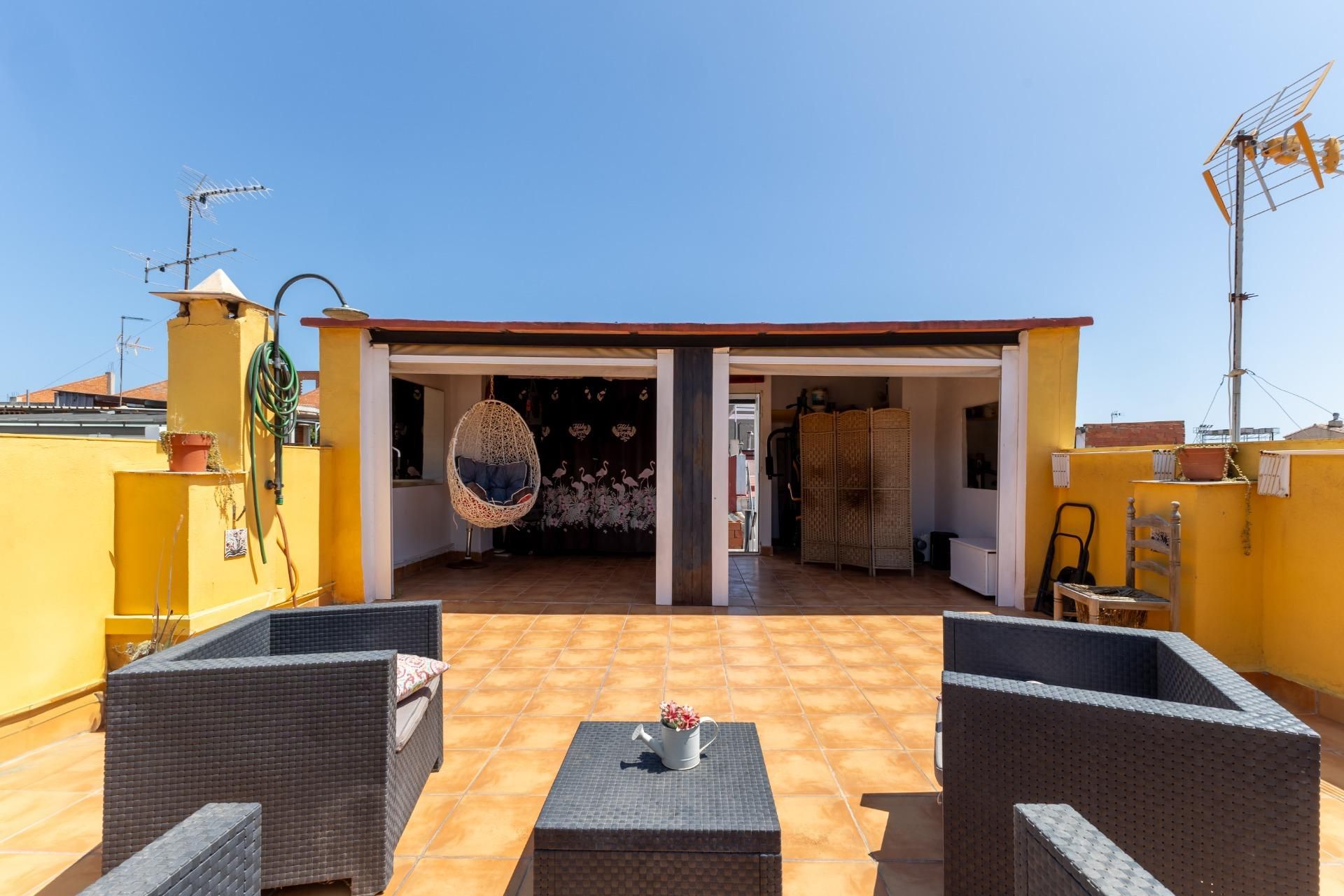 Terrassa de Casa adosada en venda en Massamagrell amb Aire condicionat, Terrassa i Traster