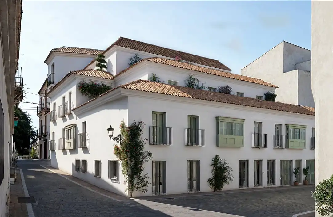 Apartment with pool for sale in Estepona Pueblo