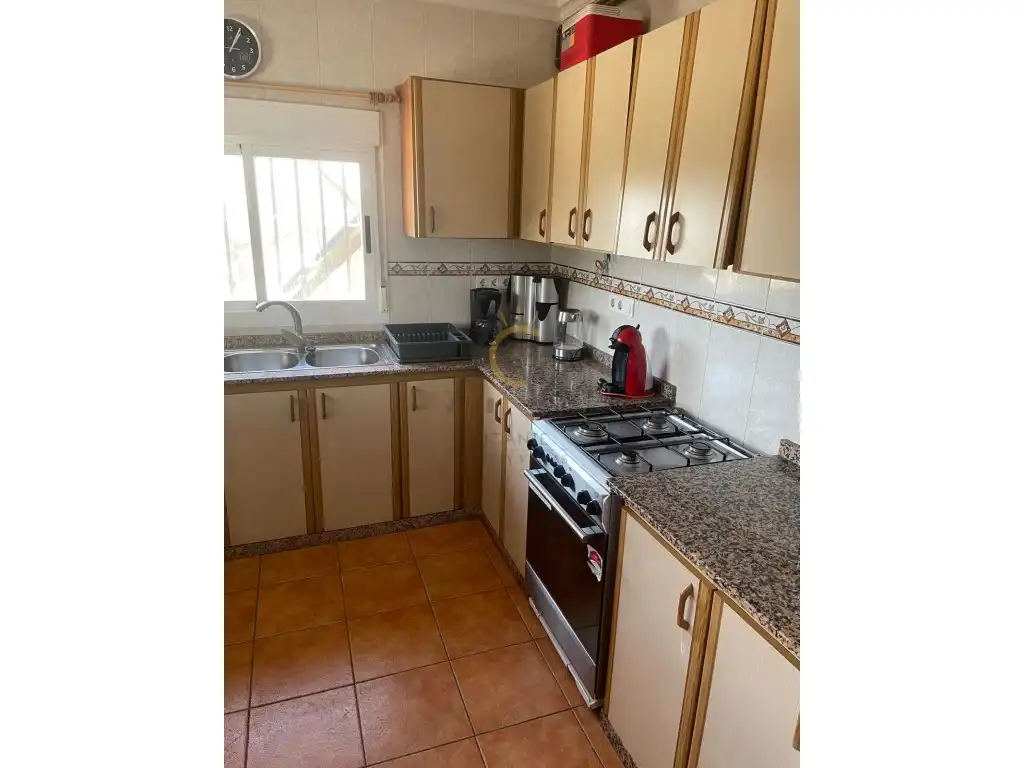 Cuina de Finca rústica en venda en Villena amb Aire condicionat, Jardí privat i Piscina