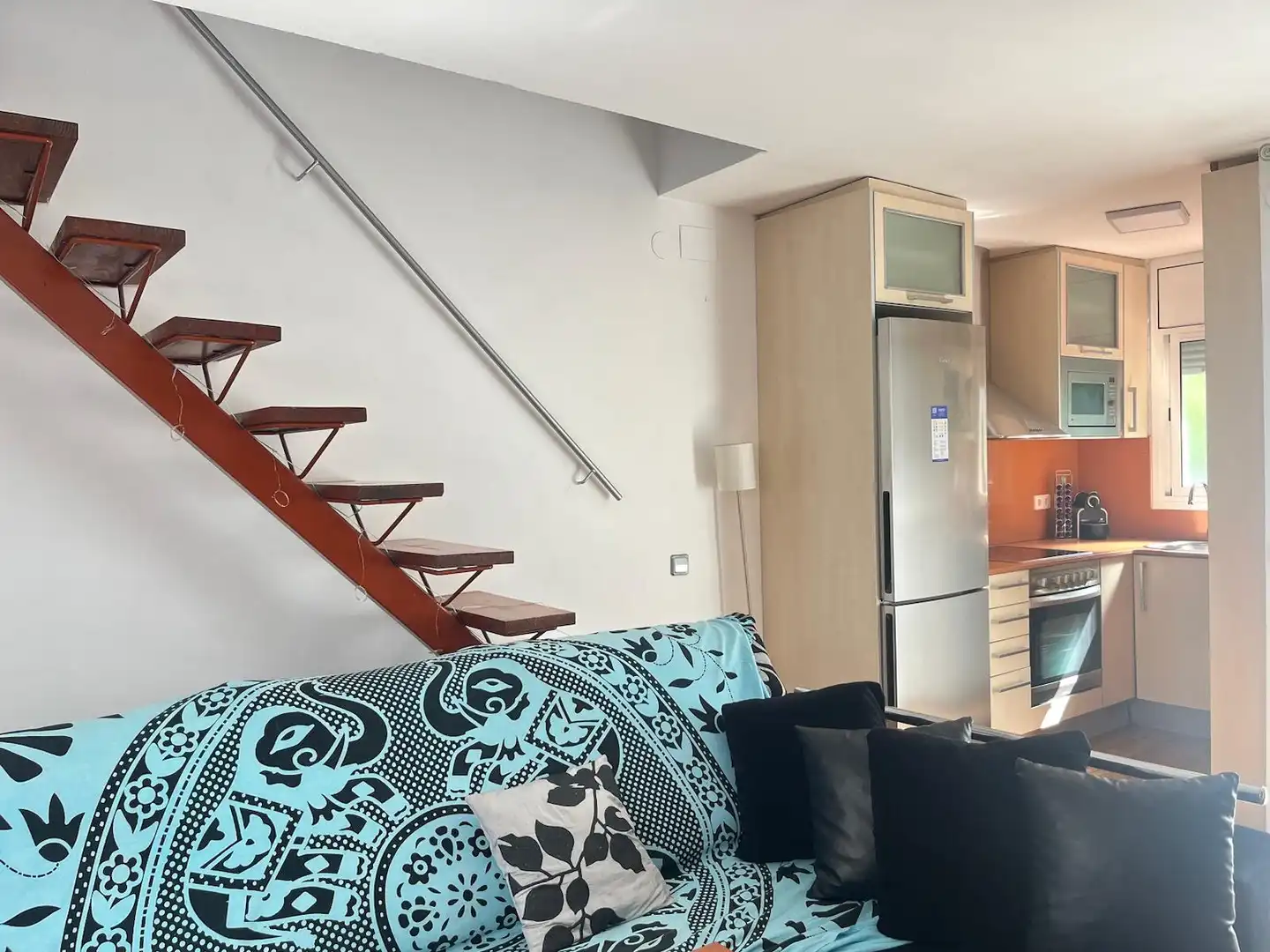 Sala de estar de Dúplex en venta en Sitges con Aire acondicionado, Calefacción y Terraza