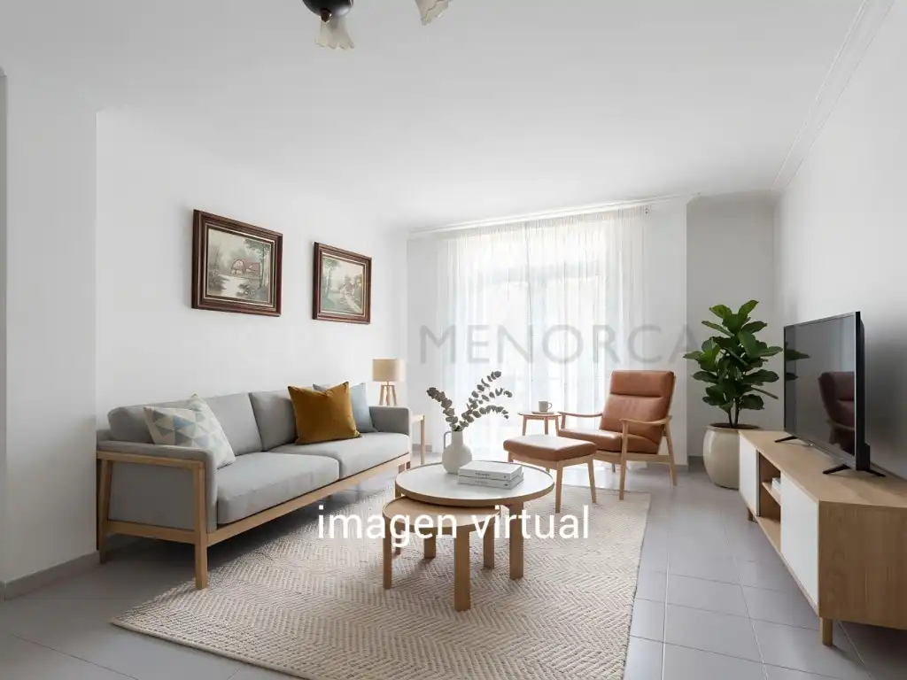Sala d'estar de Pis en venda en Maó - Mahón amb Terrassa