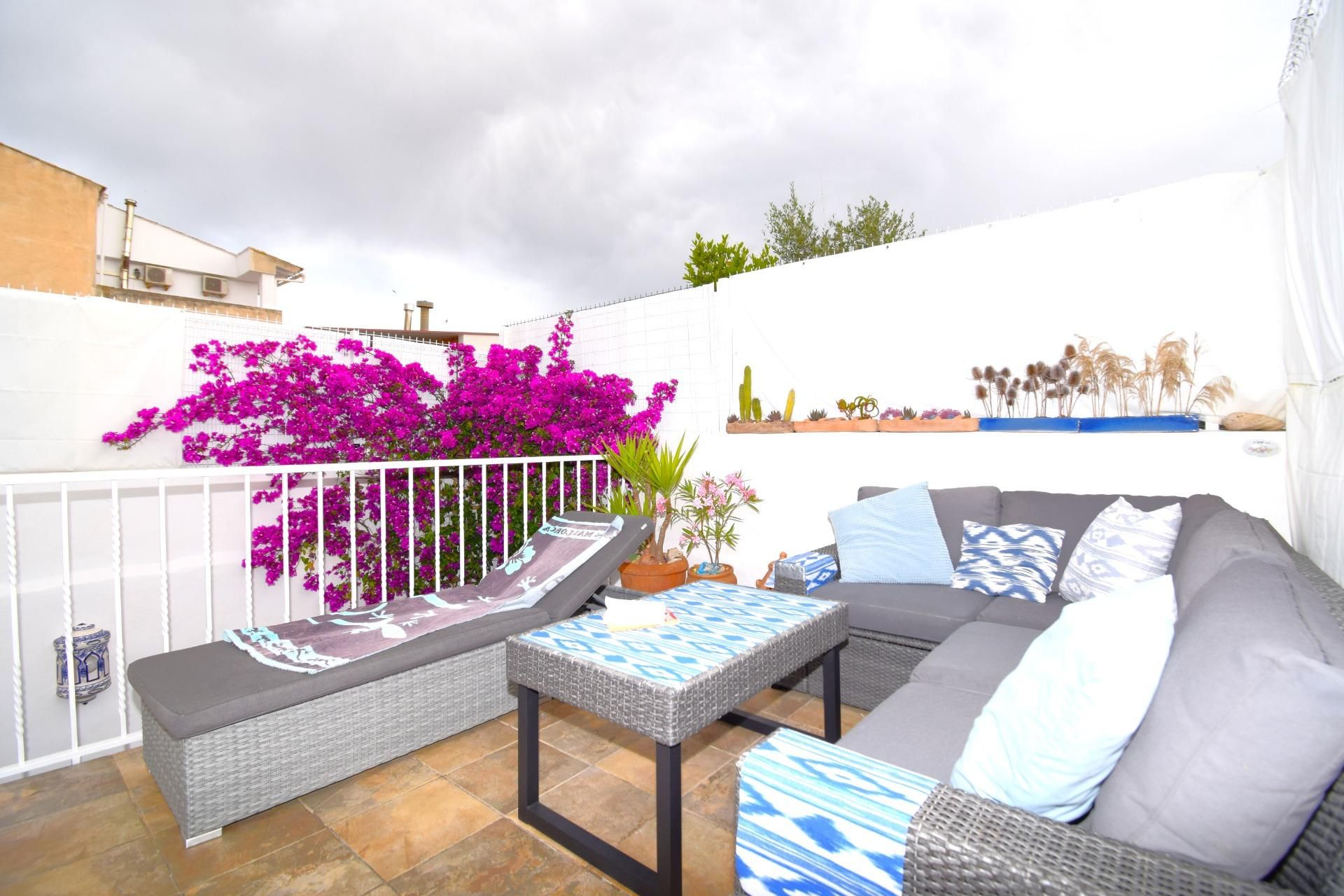 Terrassa de Casa o xalet en venda en Muro amb Aire condicionat, Calefacció i Jardí privat