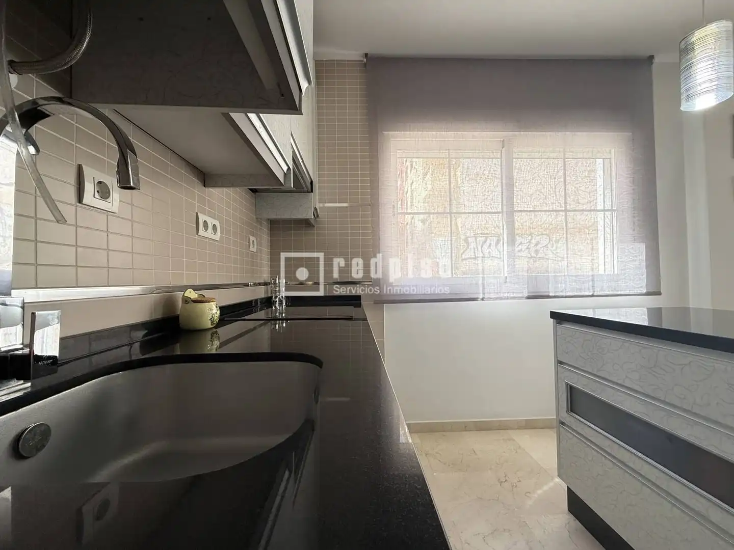 Cocina de Piso de alquiler en Málaga con Aire acondicionado y Amueblado