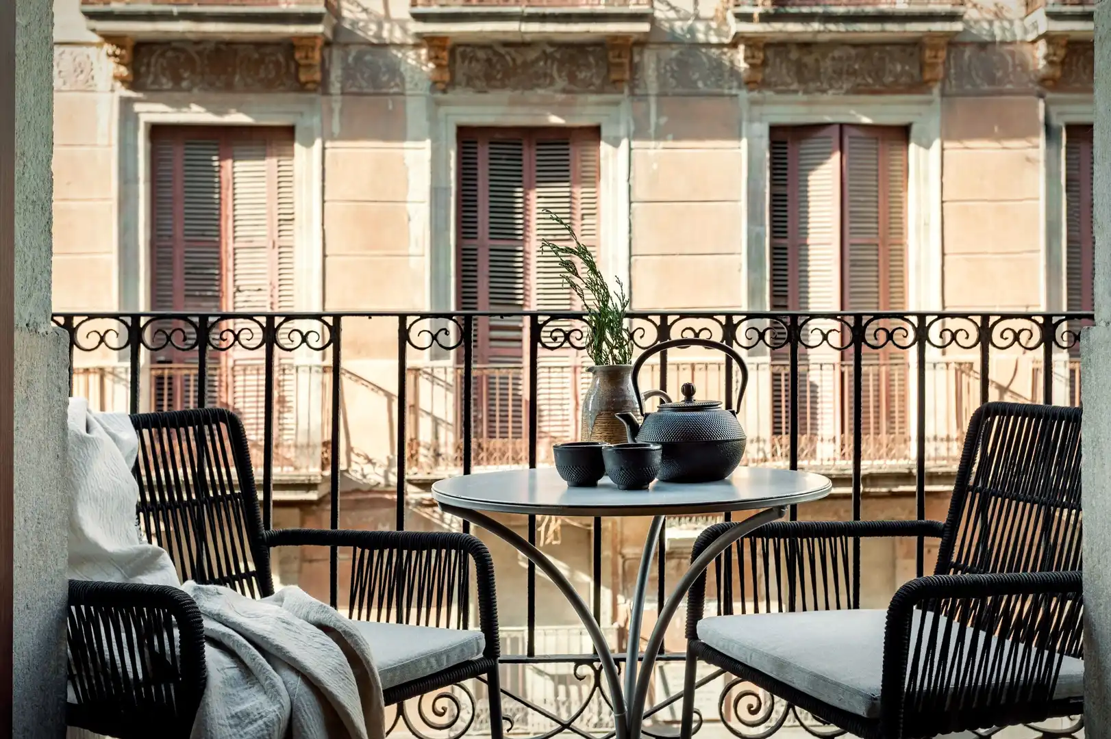 Terrasse von Wohnungen zur Miete in Barcelona mit Klimaanlage, Heizung und Terrasse
