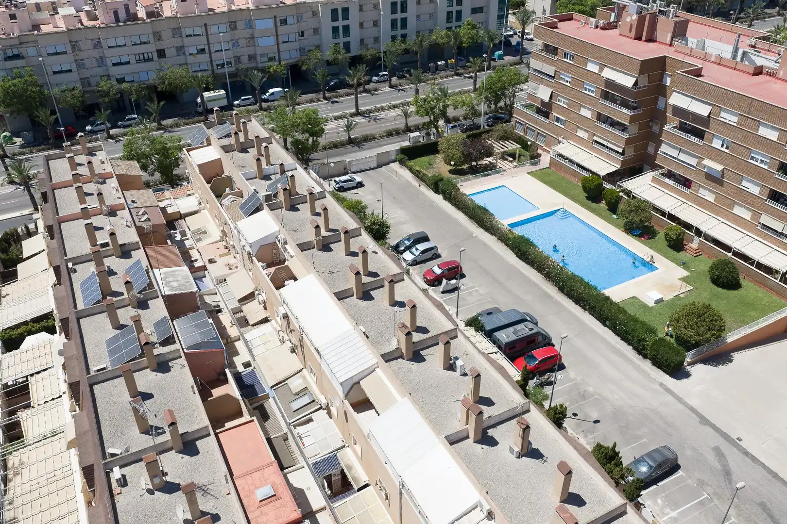 Exterior view of Detached homes for sale in Elche / Elx  with Air Conditioner, Private garden and Terrace