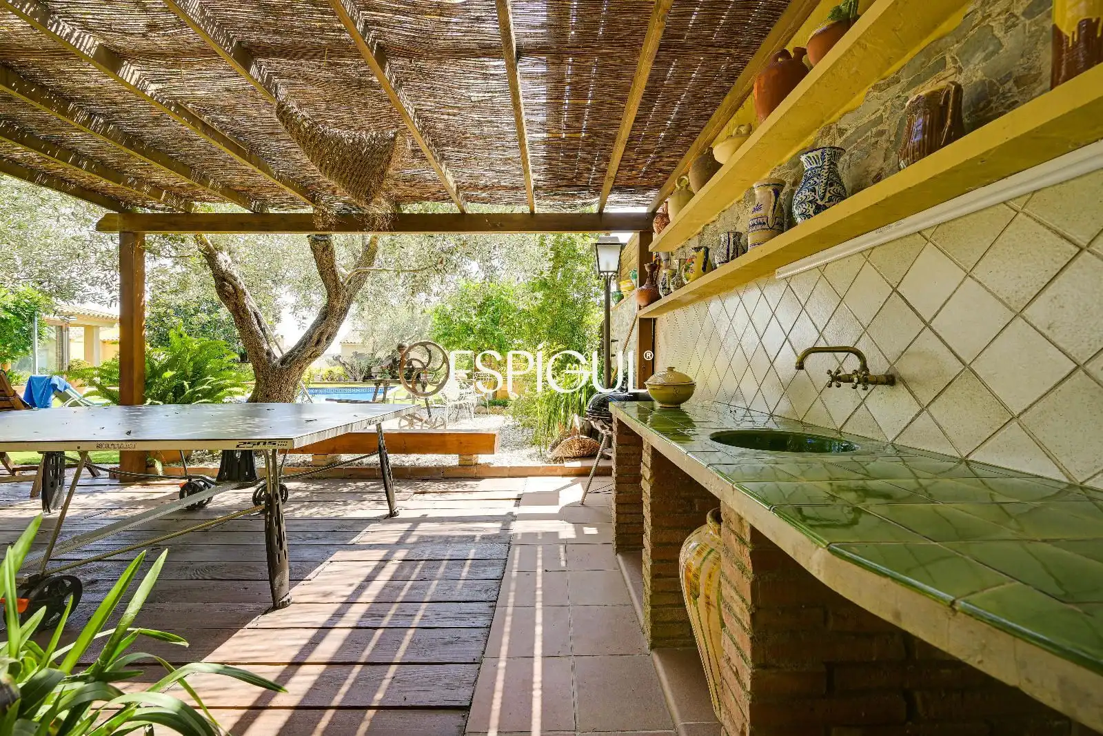 Terraza de Casa o chalet en venta en Mont-ras con Aire acondicionado, Calefacción y Parquet