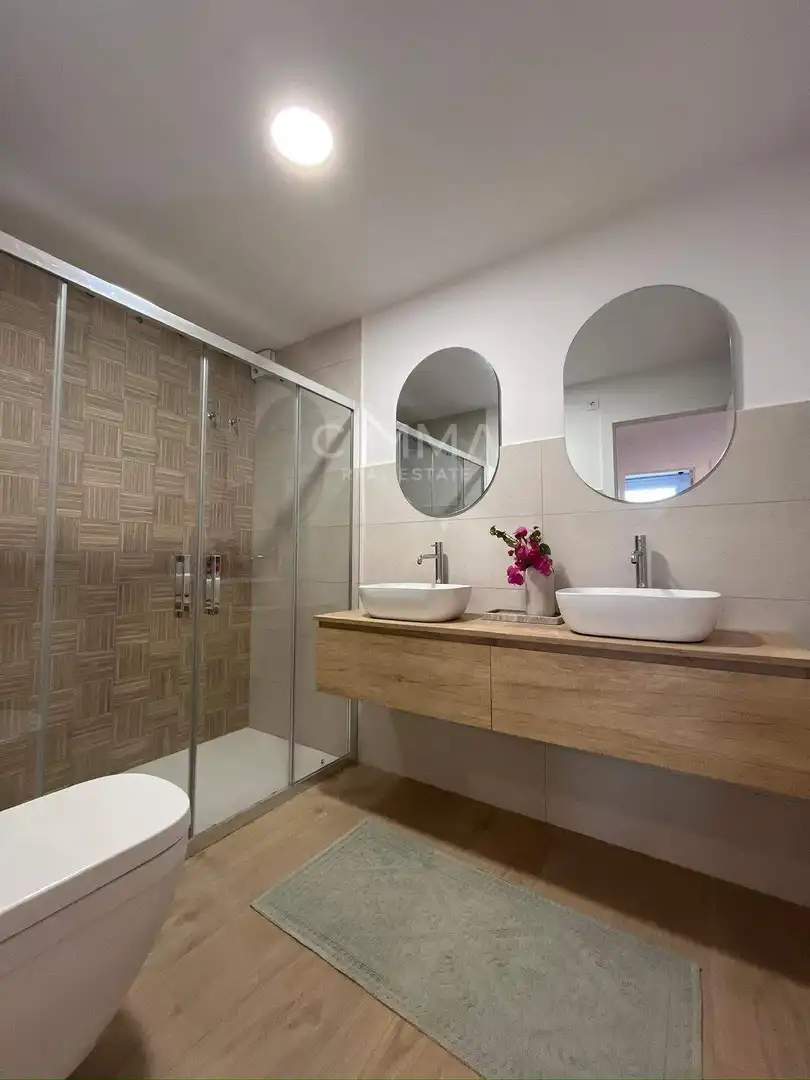 Baño de Casa adosada de alquiler en L'Alfàs del Pi con Aire acondicionado, Terraza y Piscina