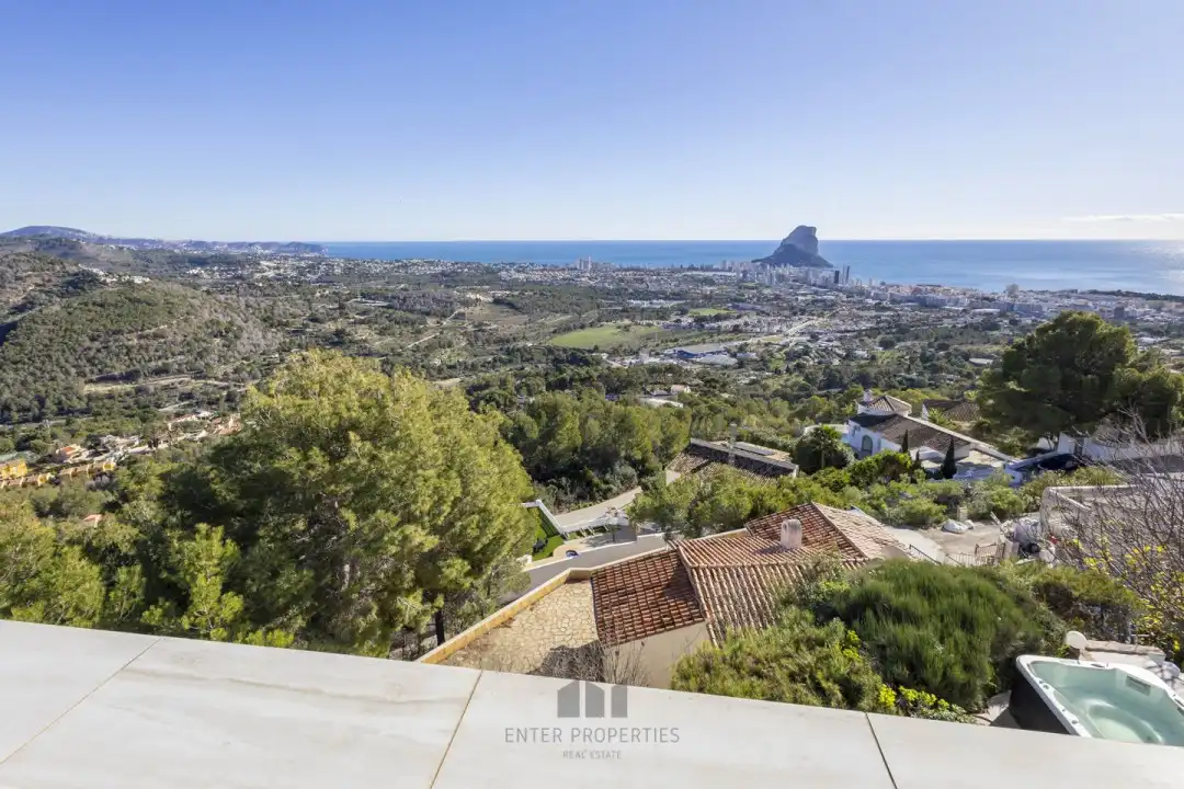 Exterior view of Flat for rent in Calpe / Calp  with Air Conditioner, Heating and Terrace