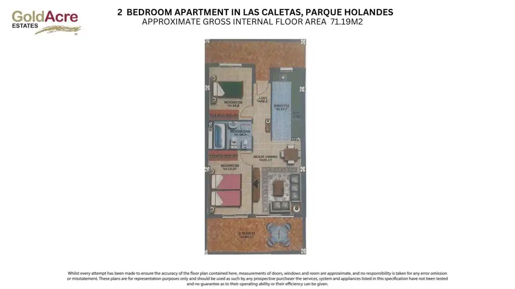 Bedroom of Apartments for sale in La Oliva