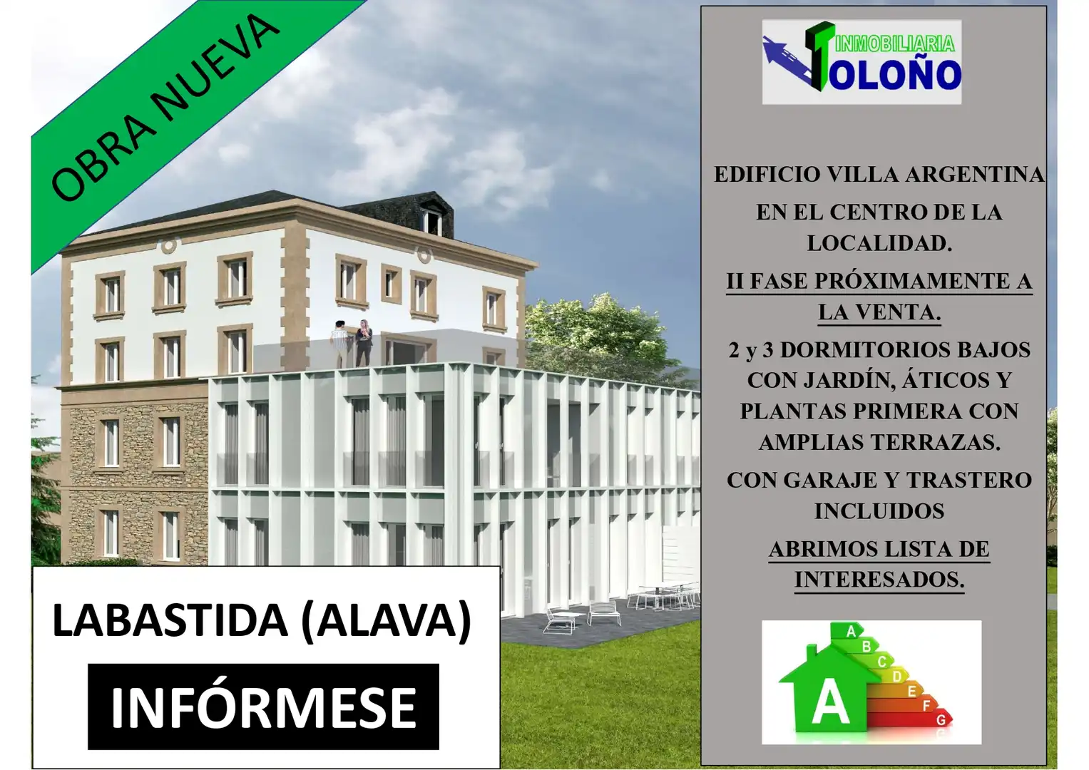 Piso en venta en Labastida / Bastida con Calefacción, Jardín privado y Terraza