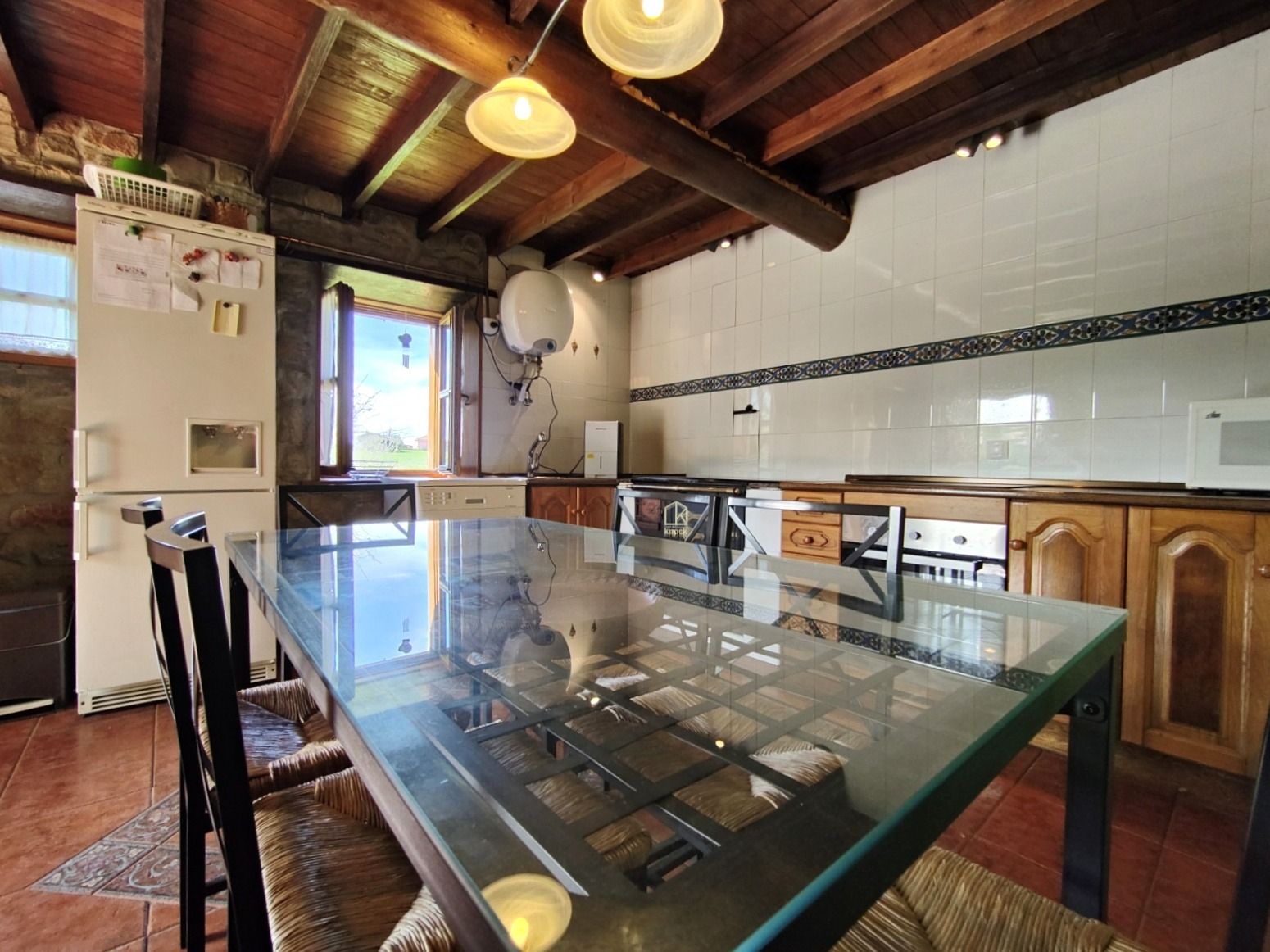 Kitchen of Single-family semi-detached for sale in Colunga  with Heating, Parquet flooring and Furnished