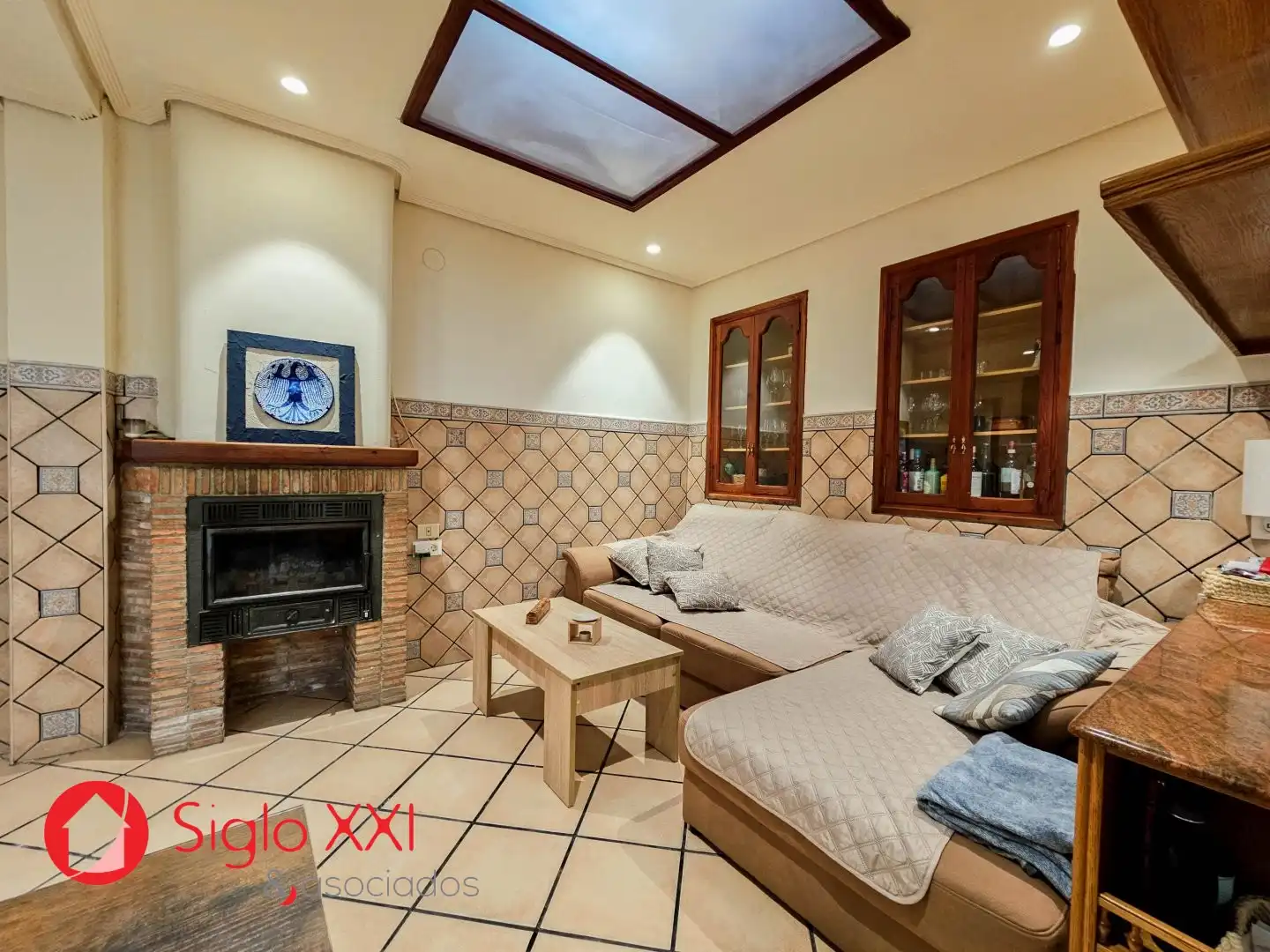 Sala d'estar de Casa o xalet en venda en Burriana / Borriana amb Aire condicionat, Calefacció i Terrassa