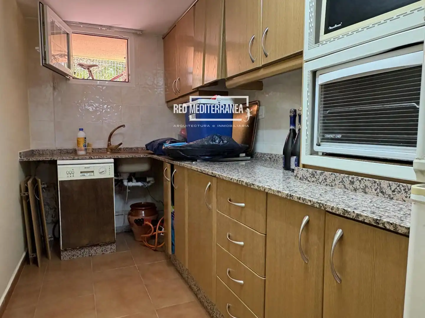 Cuina de Casa o xalet en venda en Banyeres de Mariola amb Calefacció, Jardí privat i Terrassa