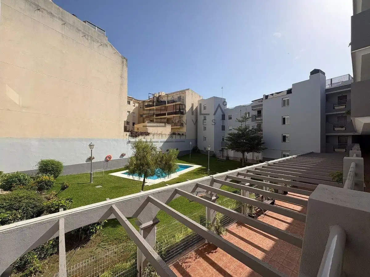 Vista exterior de Piso en venta en Mijas con Terraza, Trastero y Piscina