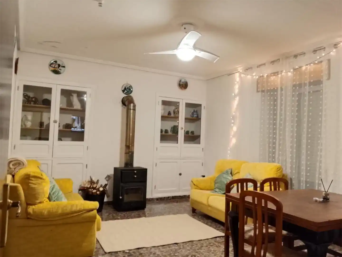 Sala d'estar de Casa adosada en venda en Alcaraz, Albacete
