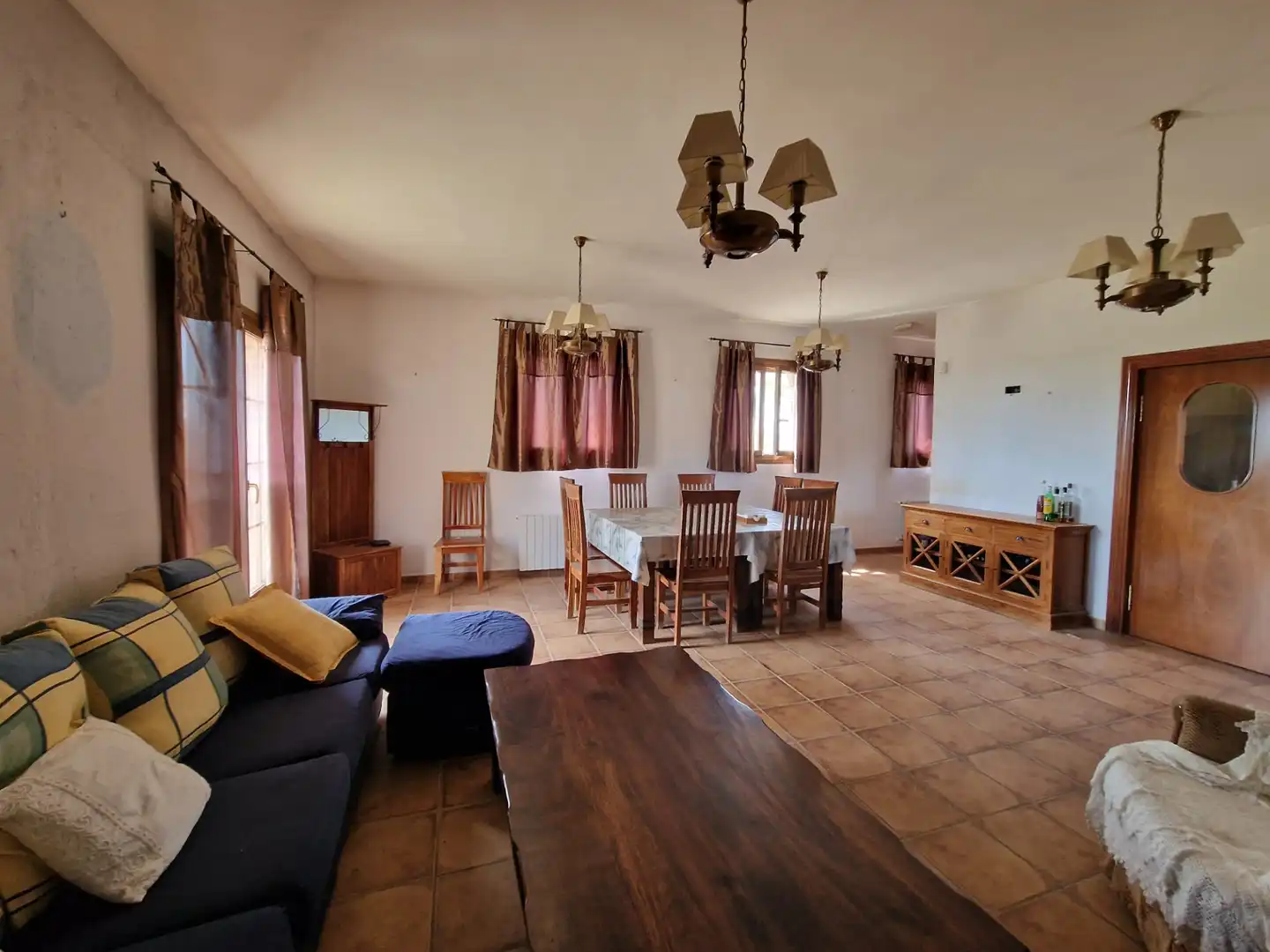 Dining room of Country homes for sale in Preixens  with Heating, Private garden and Terrace