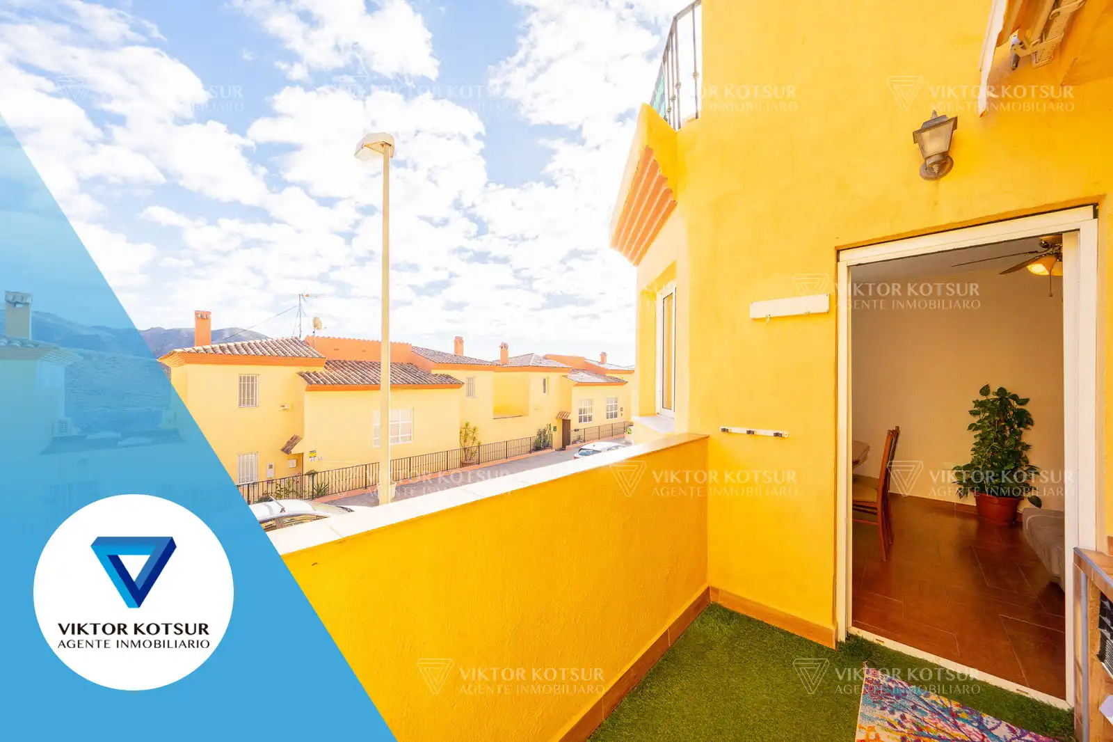 Außenansicht von Maisonette zum Verkauf in Vícar mit Klimaanlage, Terrasse und Abstellraum