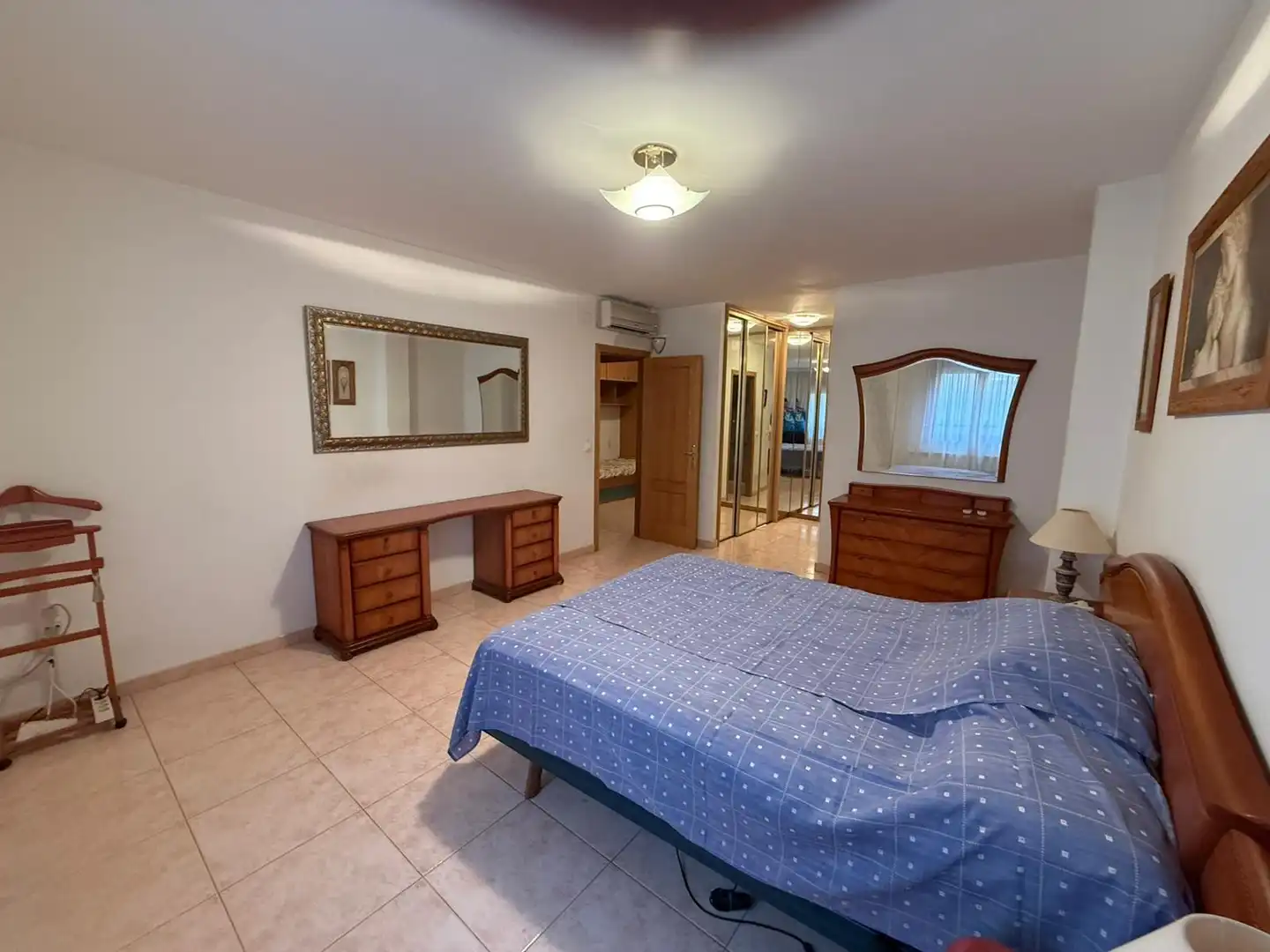 Schlafzimmer von Wohnung zum Verkauf in Alcolea de Cinca mit Klimaanlage, Heizung und Terrasse