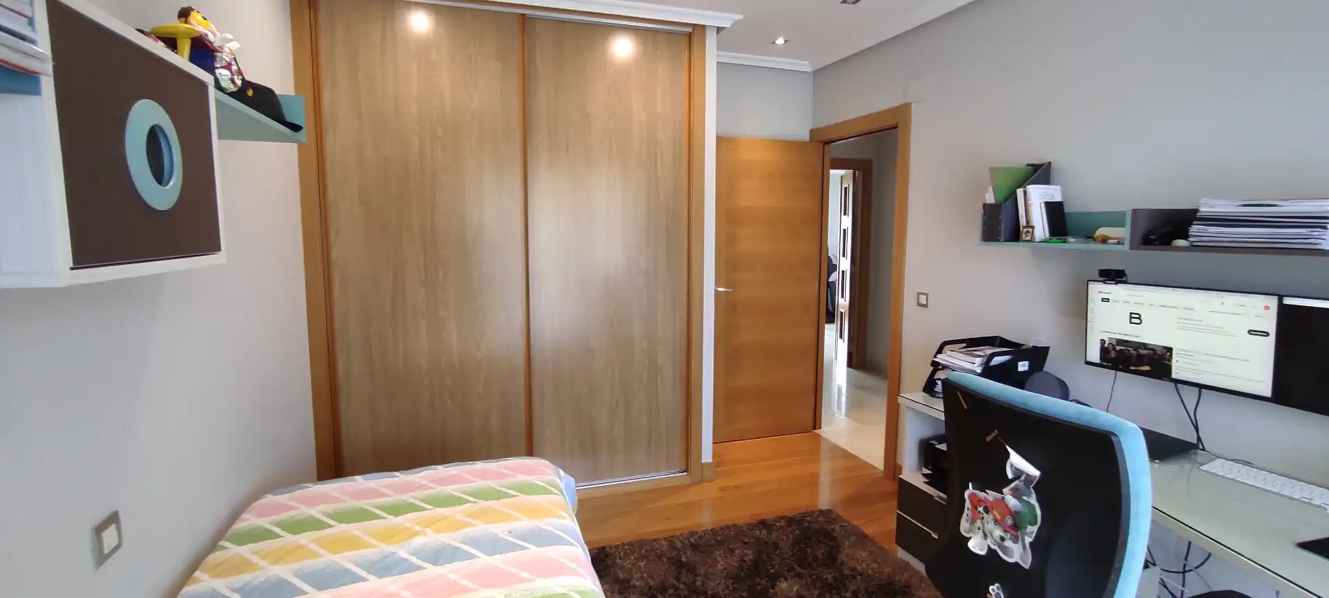 Bedroom of Flat for sale in Ortuella  with Heating, Terrace and Storage room