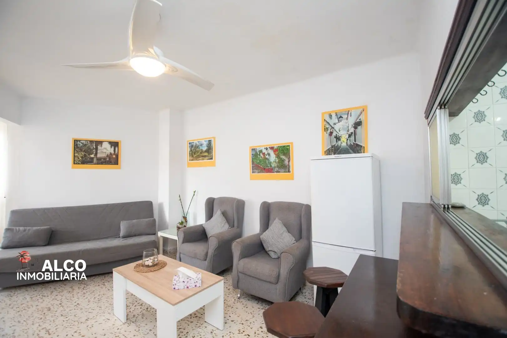 Sala d'estar de Pis en venda en Centro Internacional