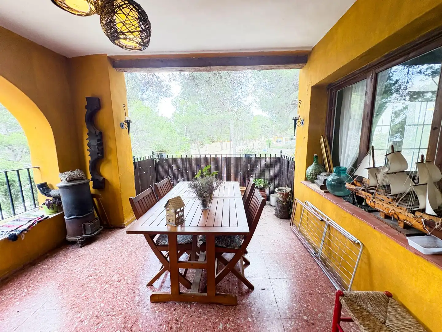 Terraza de Casa o chalet en venta en Tibi con Aire acondicionado, Calefacción y Jardín privado