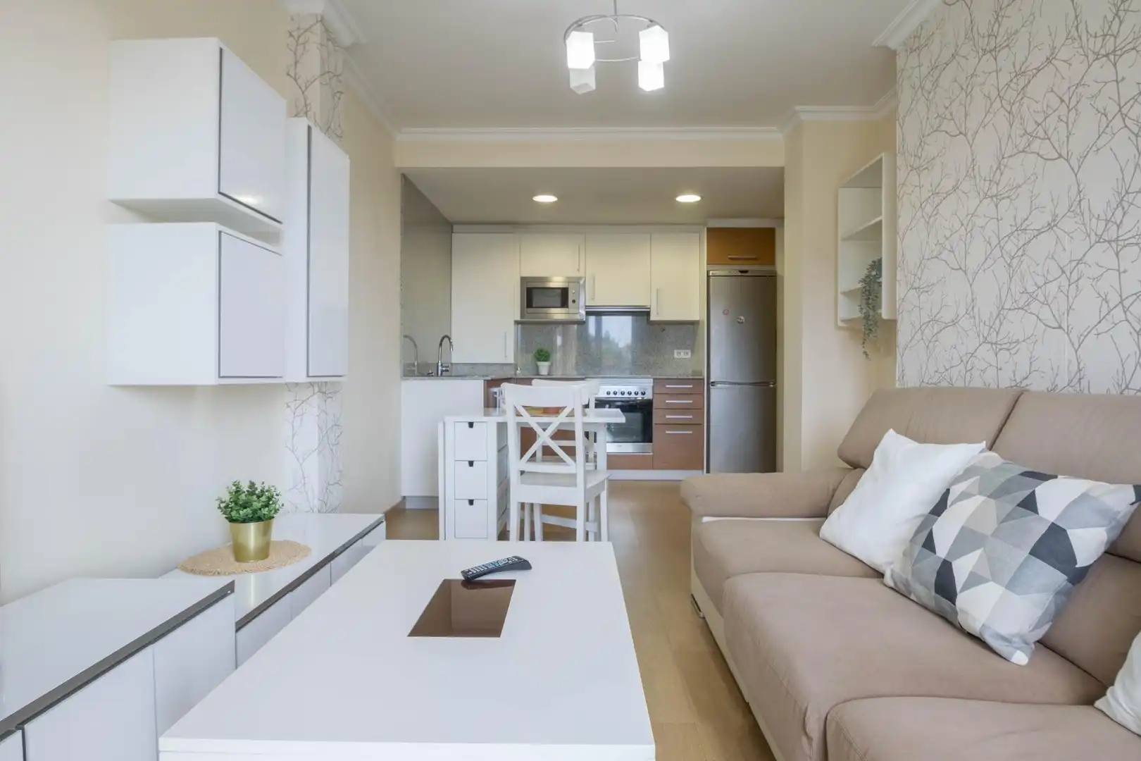 Sala de estar de Piso en venta en Cambre  con Calefacción y Trastero