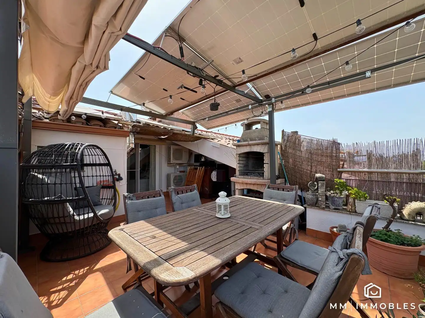 Terrace of Attic for sale in Les Franqueses del Vallès  with Parquet flooring, Terrace and Balcony