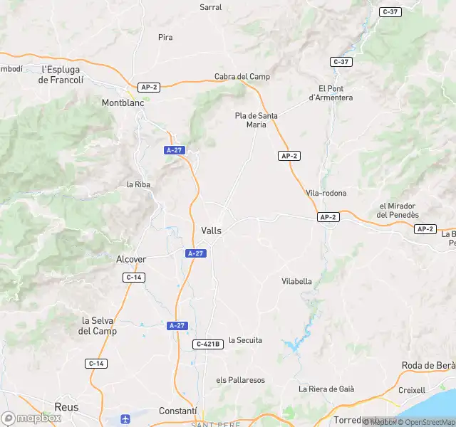 Vista exterior de Piso en venta en Valls