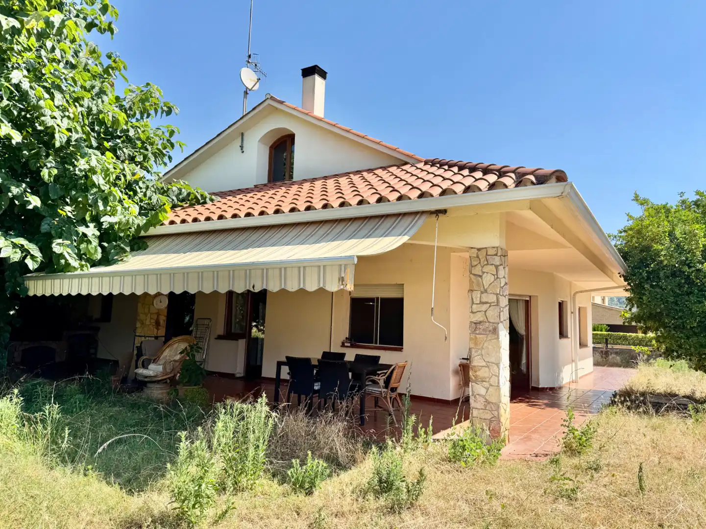 Vista exterior de Casa o chalet en venta en Sant Esteve de Palautordera con Aire acondicionado, Jardín privado y Terraza